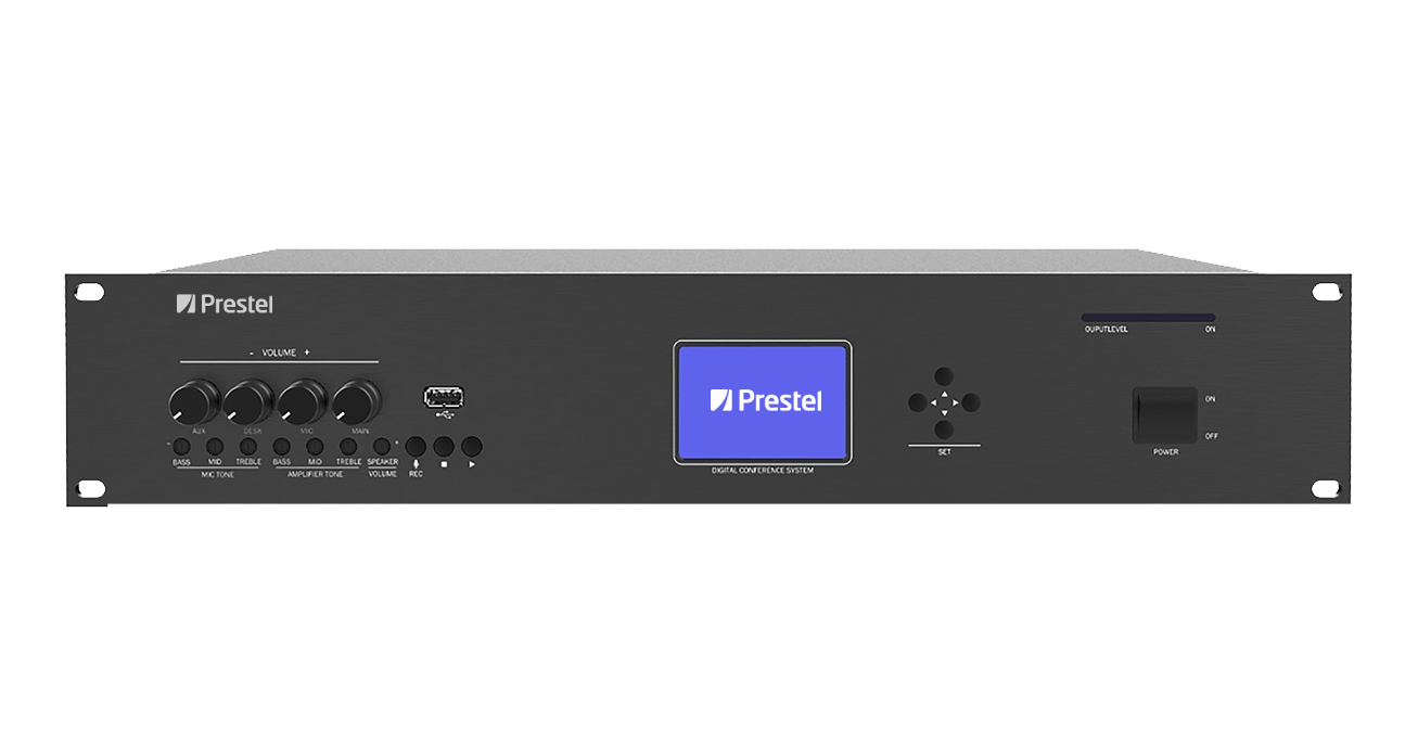 Центральный блок конференц-системы Prestel CS-CU2