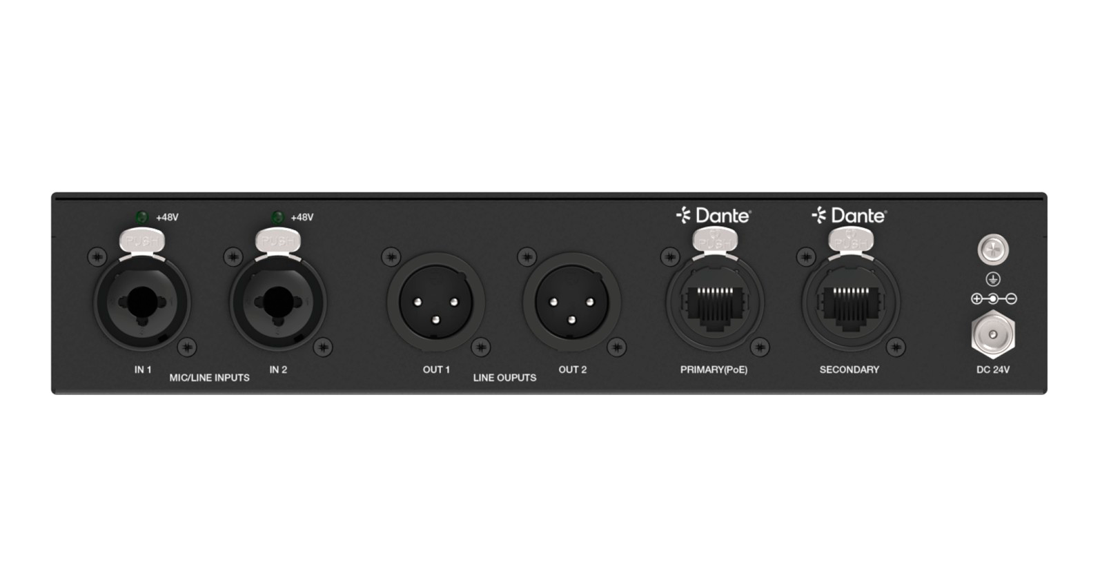  Dante    2x2  Prestel ADPX-22XLR