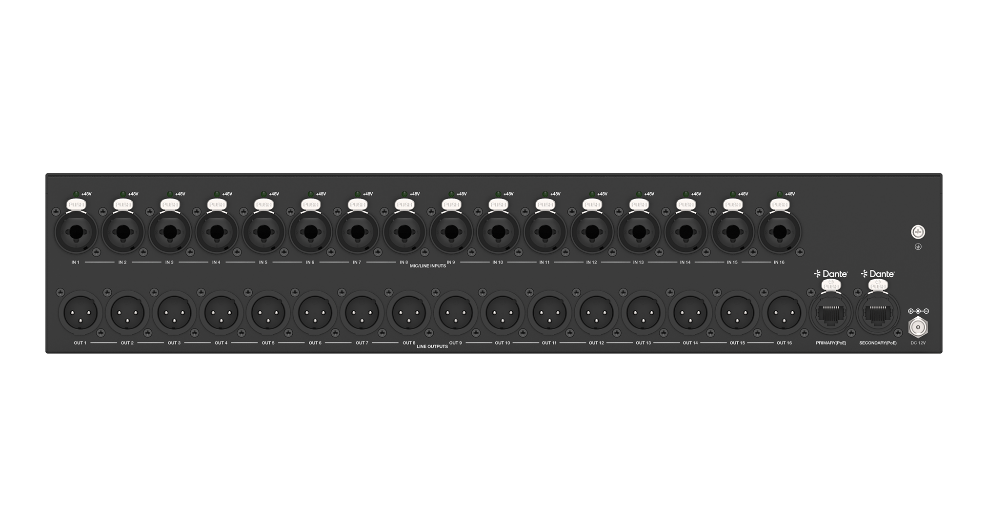 ��������� Dante � ���������� ����� 16x16 ������� Prestel ADPX-1616XLR