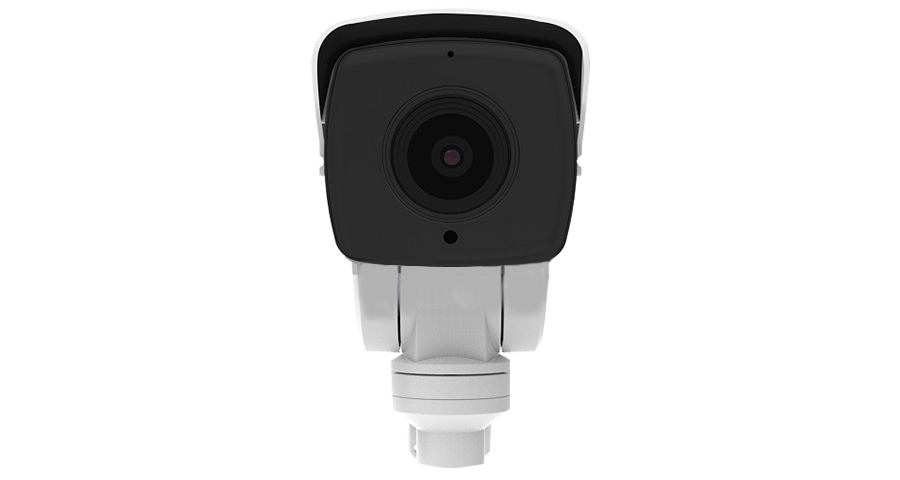 Мини-PTZ камера IP-видеонаблюдения Prestel IP-PTZ2010B вид спереди