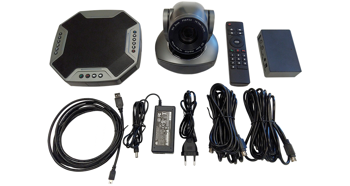 Комплект для аудио- и видеоконференцсвязи Prestel VA-PTZ210U2 комплект поставки