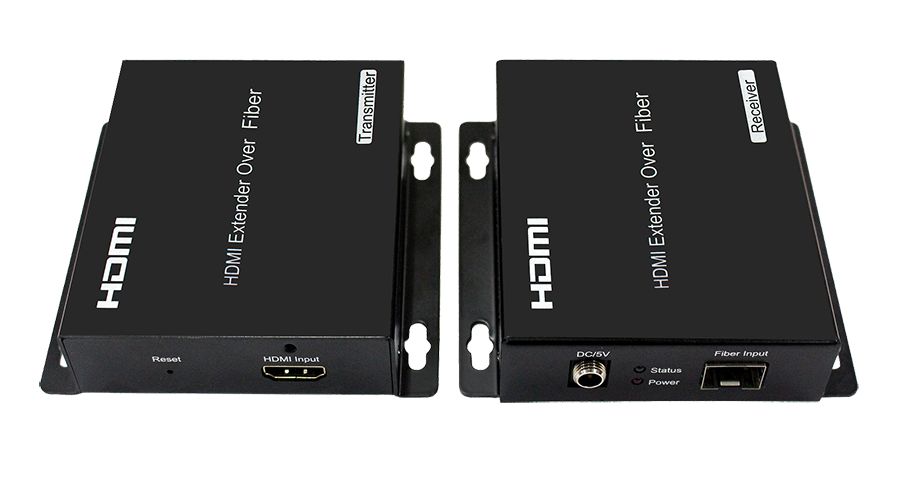 Передатчик и приемник сигнала HDMI по оптоволокну Prestel TRF-4K