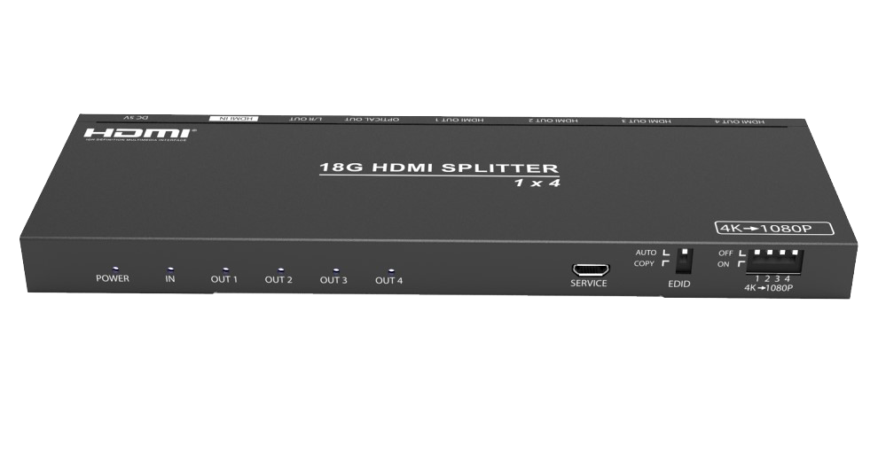 Разветвитель сплиттер HDMI 4K 1х4 Prestel SP-H2-14SA