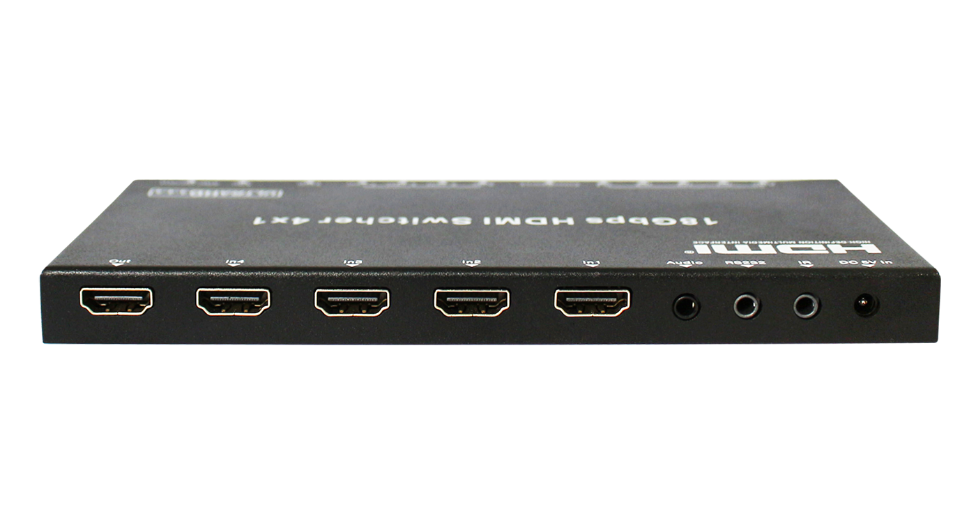 Коммутатор HDMI20 41 с де-эмбедером автокоммутацией и ARC Prestel SW-H41A интерфейсы
