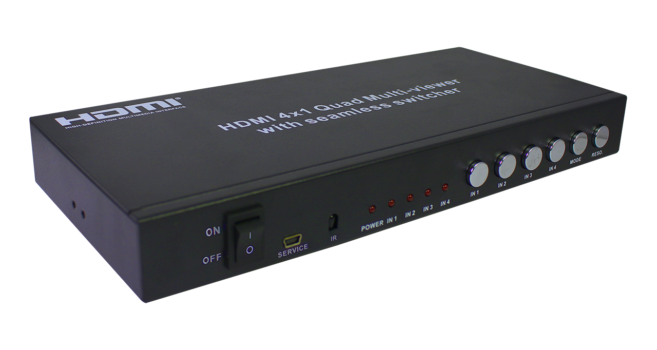 Коммутатор HDMI 41 с масштабированием Prestel SW-H41MVS