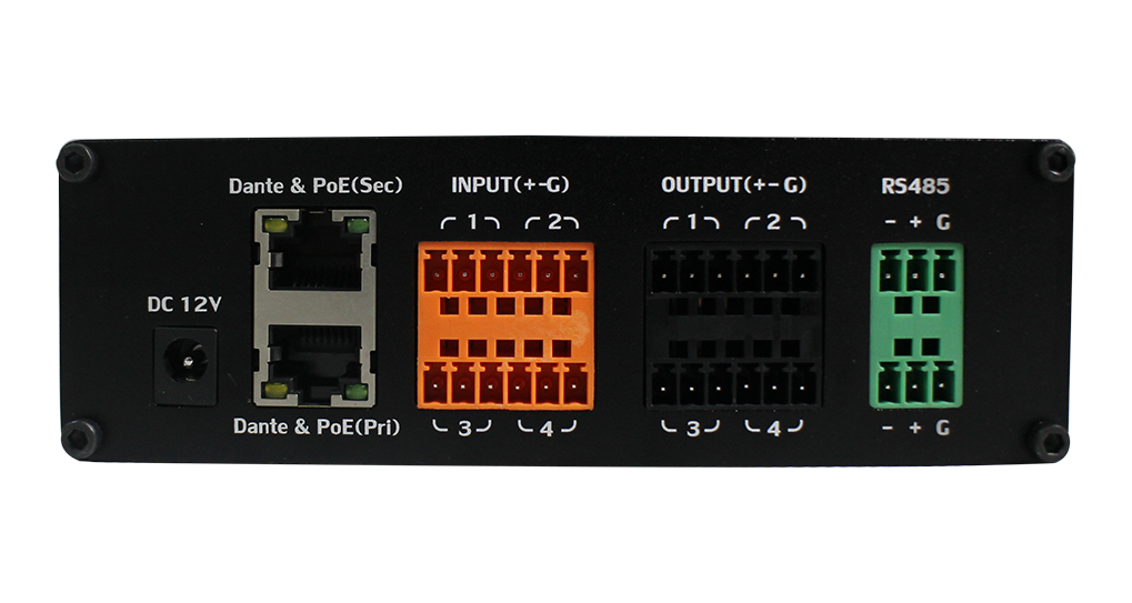 Конвертер Dante и аналоговое аудио 4x4 каналов Prestel ADP-4I4ODSP