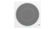 Потолочный микрофонный массив с Dante Prestel VCS-MA12D Потолочный микрофонный массив с Dante Prestel VCS-MA12D
