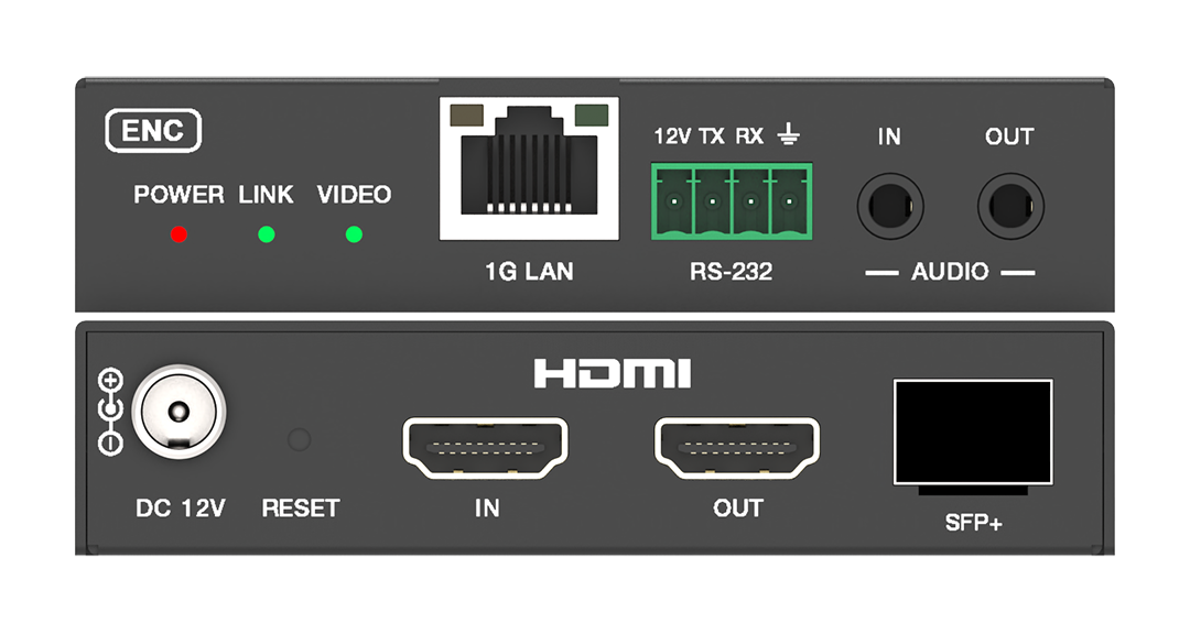 Передатчик сигналов HDMI 4K по IP 10G с обработкой видеостены Prestel IPN-4KSDVOE-ENCP