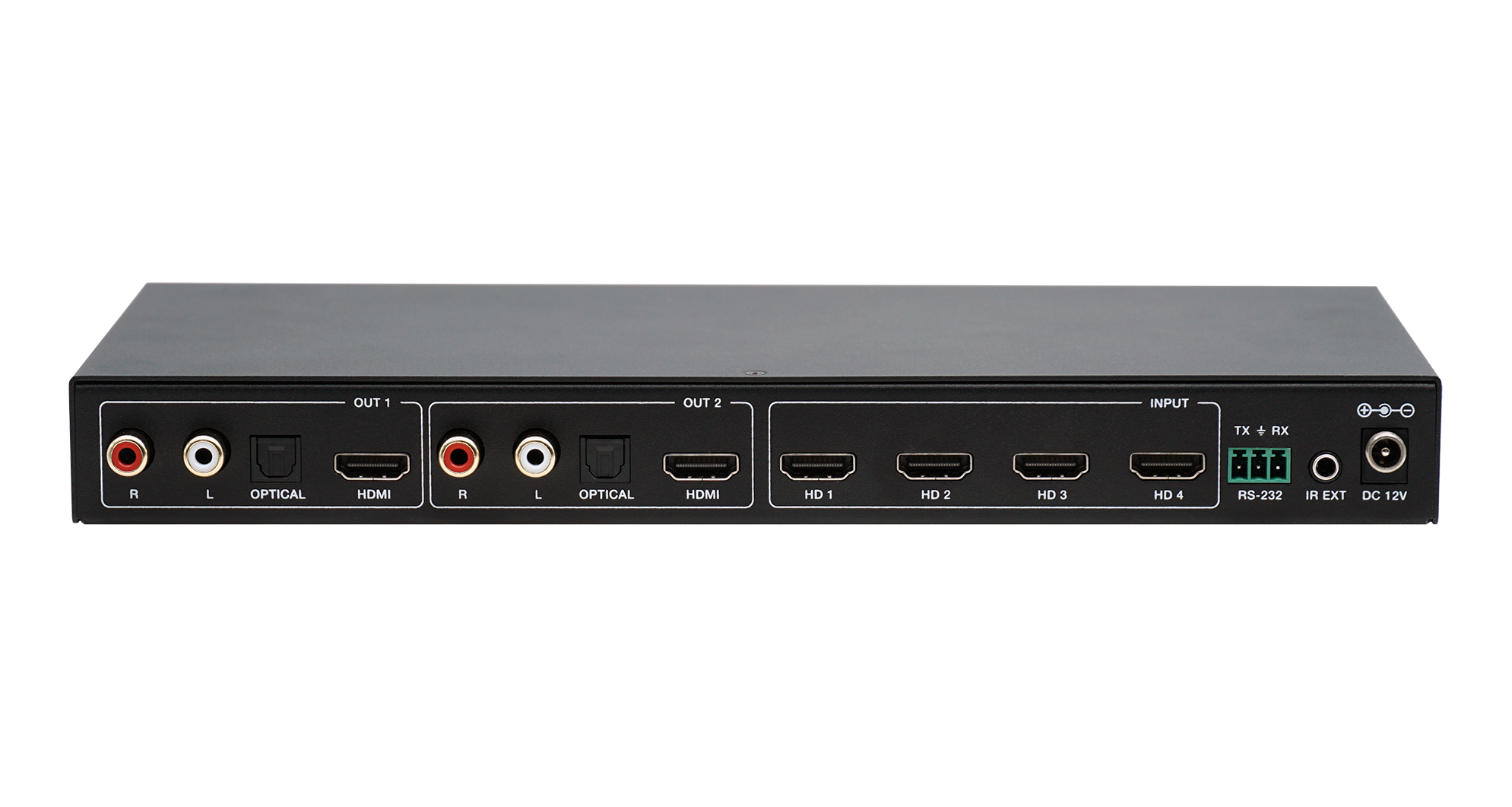 Бесподрывный коммутатор HDMI 4x2 Prestel SW-4K42MVS