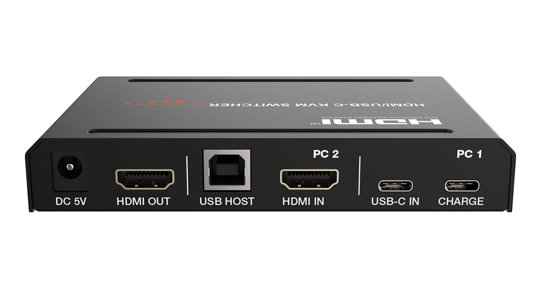Переключатель KVM HDMI 20b 2x1 USB-C DisplayPort Alternate Mode USB 20 Prestel KVM-4K21HC