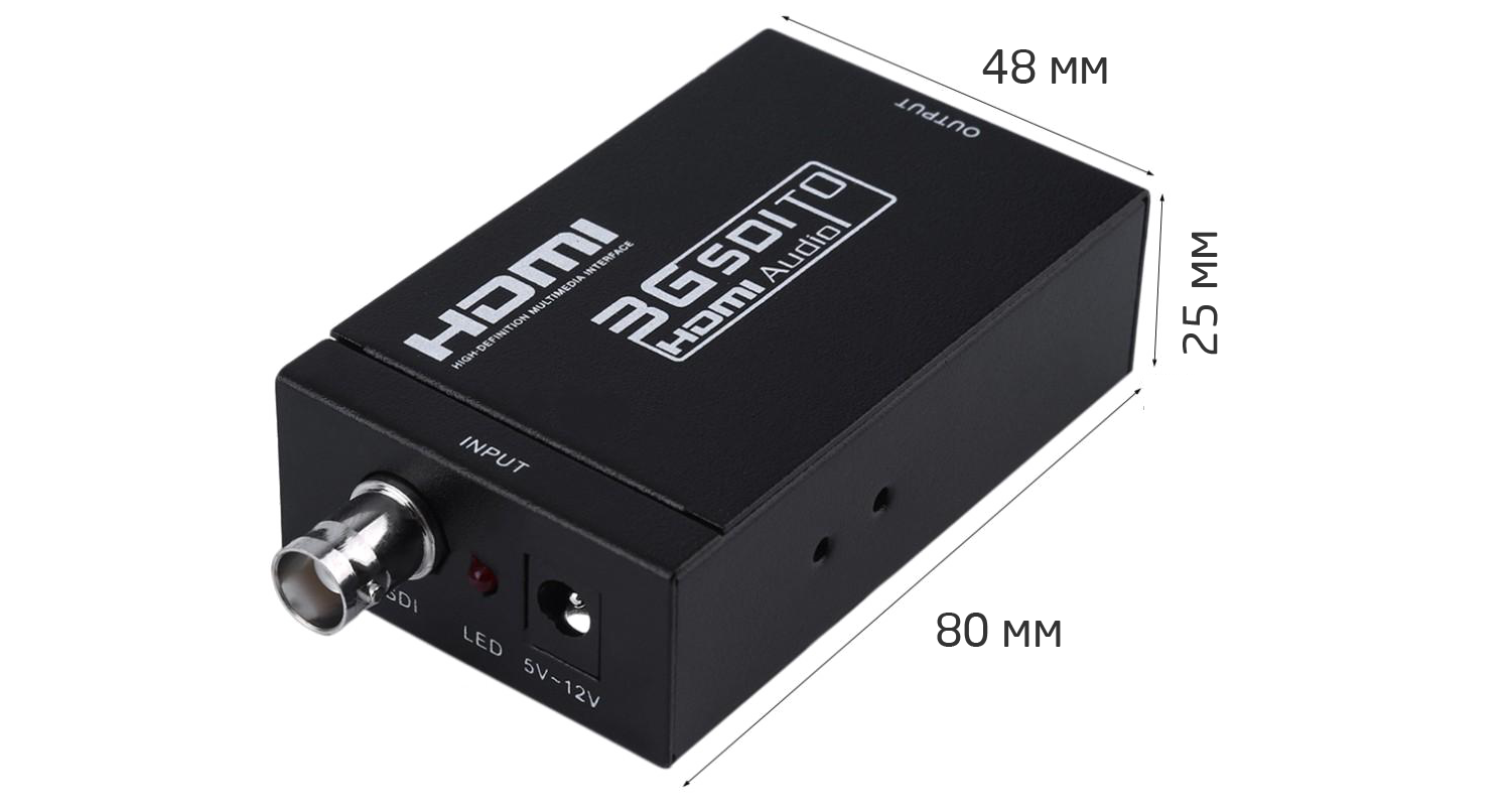 Мини преобразователь сигнала SDI в HDMI  Prestel C-MSH