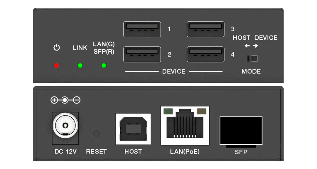 Удлинитель USB 20 через IP Prestel EIP-USB2