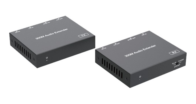 Аудио удлинитель по кабелю типа CAT на дистанцию до 300 м Prestel EA-300