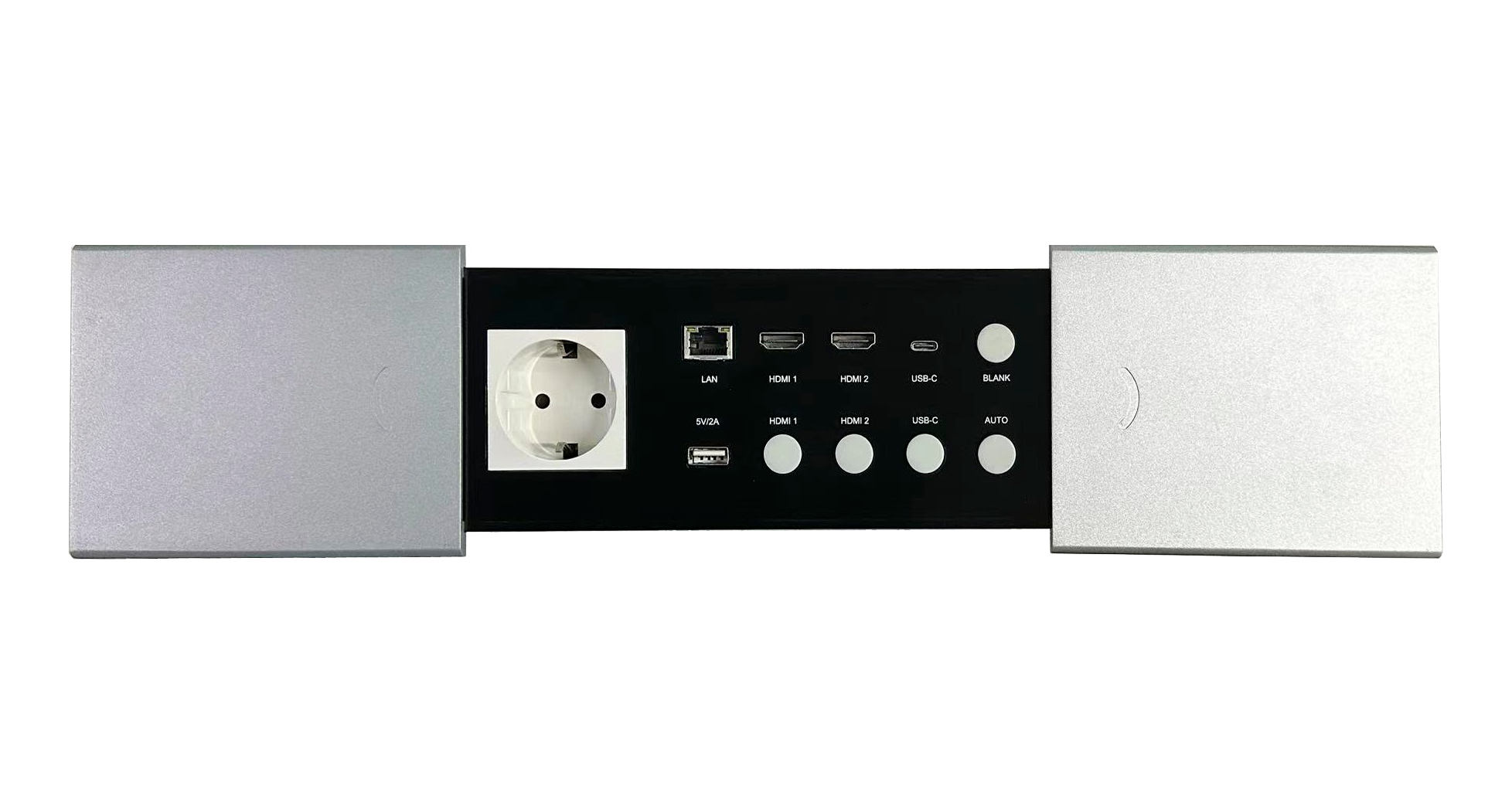 Встраиваемый в стол передатчик сигнала HDMI USB Type C по HDBaseT 4K60 Prestel THTP4K-HC-TX-1