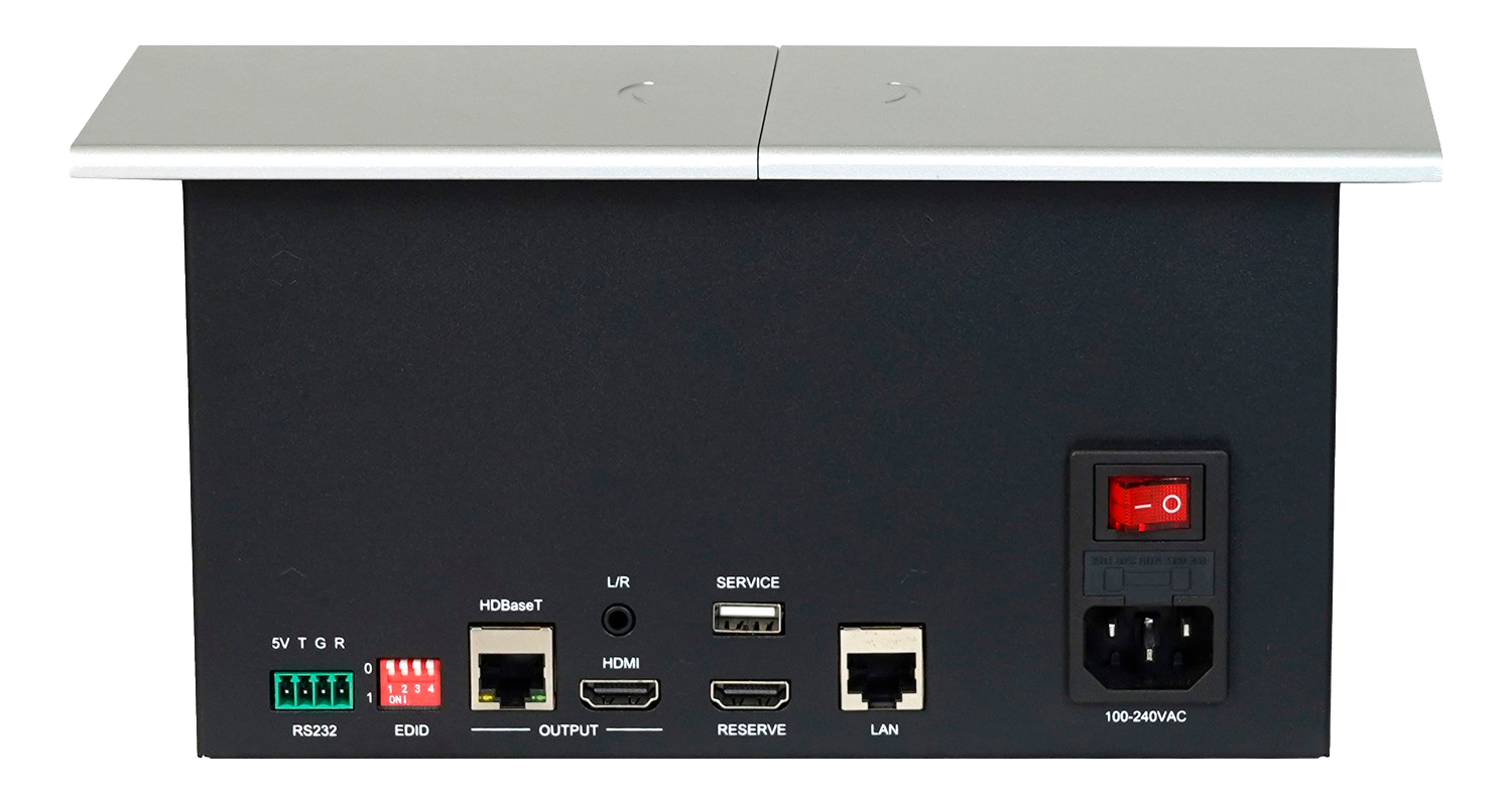 Встраиваемый в стол передатчик сигнала HDMI USB Type C по HDBaseT 4K60 Prestel THTP4K-HC-TX-1