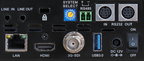 Интерфейсы камеры для видеоконференцсвязи Prestel HD-PTZ430HSU3-W