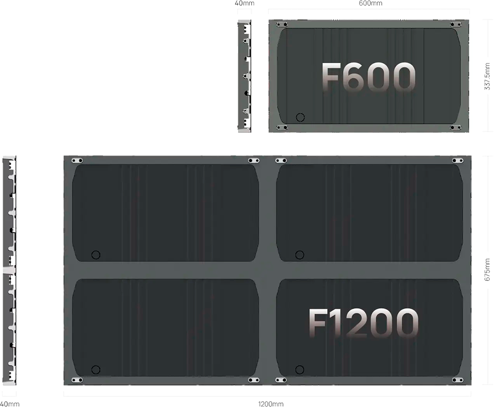 Размеры Prestel LED-FХХХ