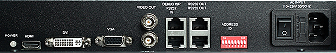 Интерфейсы ЖК панели Prestel VWP-55B3-DC