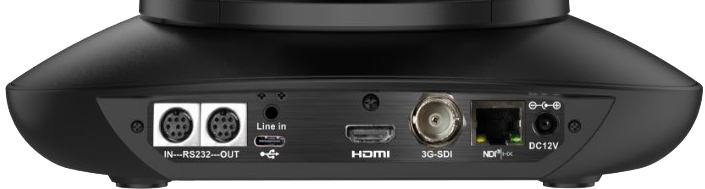 Интерфейсы PTZ-камеры для видеоконференцсвязи Prestel 4K-PTZ630HX