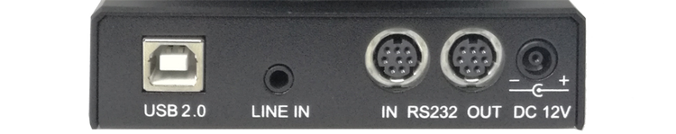 Интерфейсы PTZ-камеры из комплекта для видеоконференцсвязи Prestel HD-PTZ11KIT