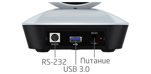 Интерфейсы камеры для видеоконференцсвязи Prestel HD-PTZ1U3W