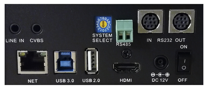 Интерфейсы камеры для видеоконференцсвязи Prestel HD-PTZ5IP Интерфейсы камеры для видеоконференцсвязи Prestel HD-PTZ5IP
