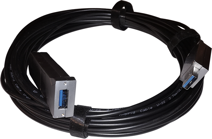 Оптический гибридный кабель-удлинитель USB 3.0